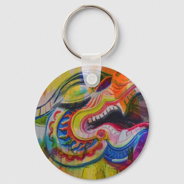 Dragon Head Keychain (Front)