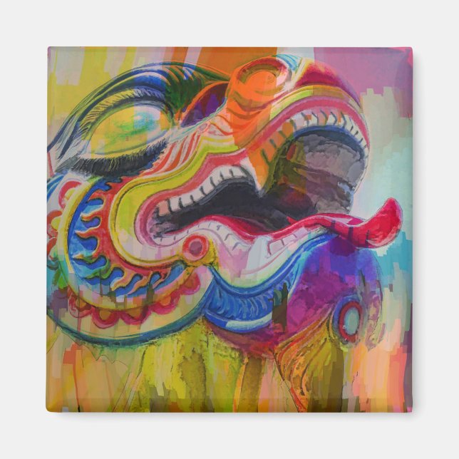 Dragon Head Magnet (Front)