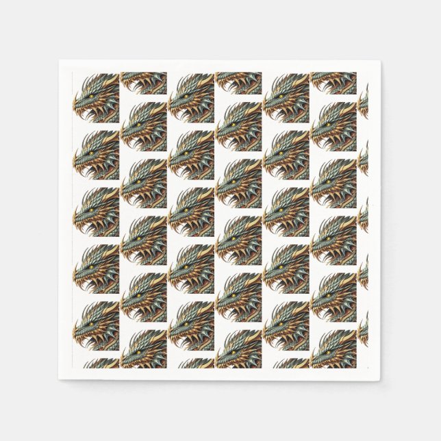 Dragon Head    Napkins (Front)
