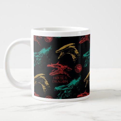 Dragon Head Pattern Giant Coffee Mug