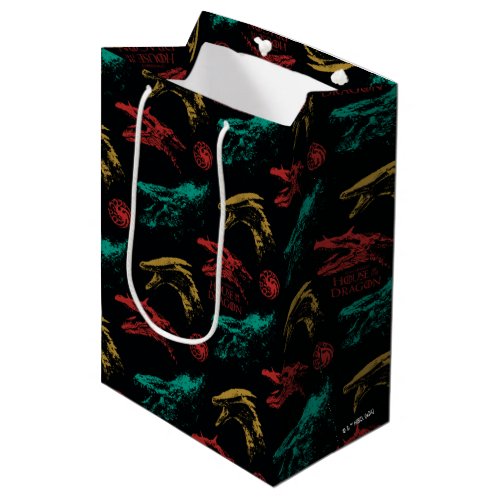 Dragon Head Pattern Medium Gift Bag
