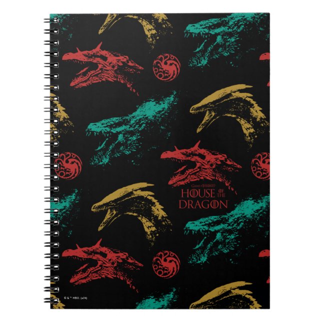 Dragon Head Pattern Notebook (Front)