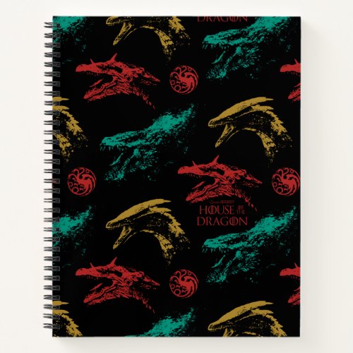 Dragon Head Pattern Notebook