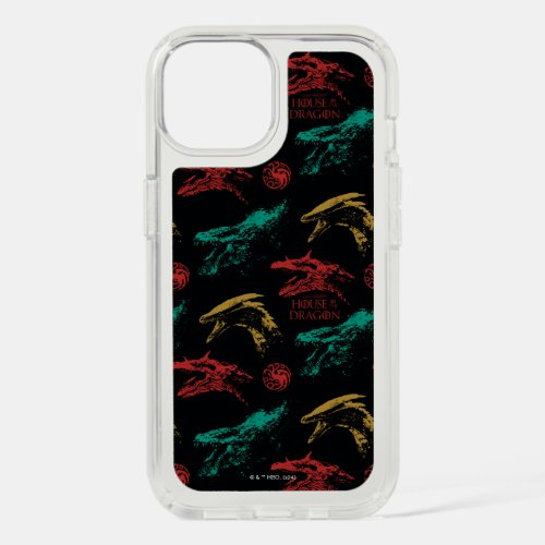 Dragon Head Pattern iPhone 15 Case