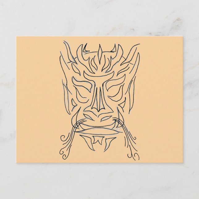 Dragon Head Postcard (Front)