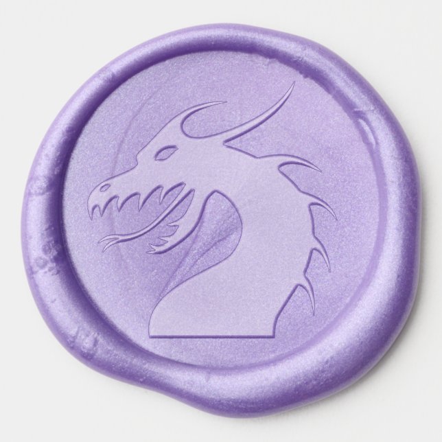 dragon head wax seal stickers (Front)