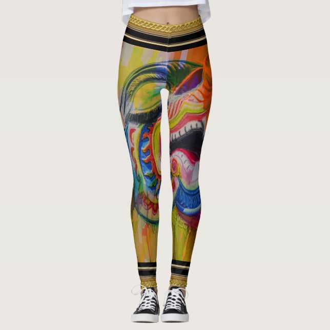 Dragon Head Women's Leggings (Front)