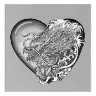 Dragon Heart Acrylic Print