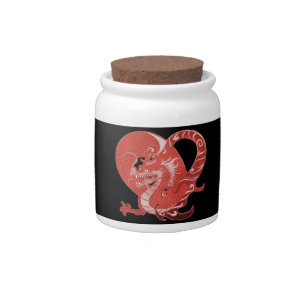 Dragon Heart Candy Jar