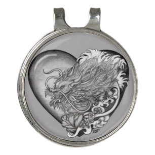 Dragon Heart Golf Hat Clip