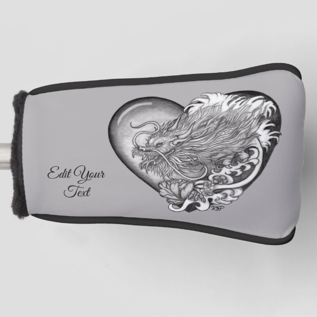 Dragon Heart Golf Head Cover (Front)
