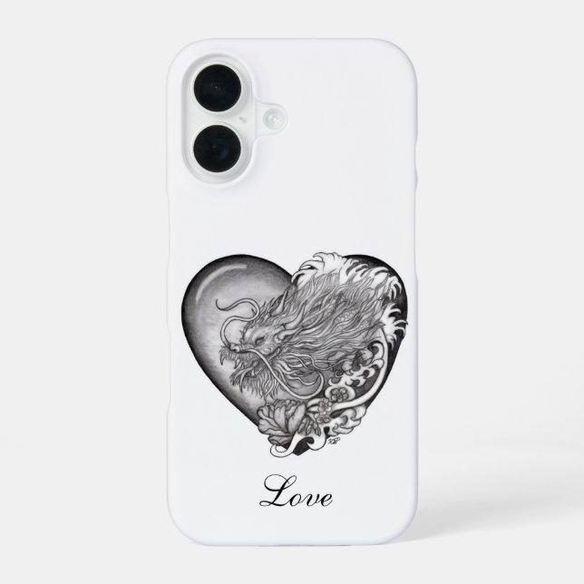 Dragon Heart Iphone Case (Back)