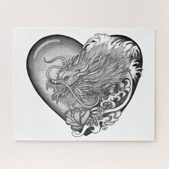 Dragon Heart Jigsaw Puzzle (Horizontal)