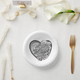 Dragon Heart Paper Bowls