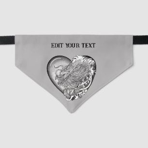 Dragon Heart Pet Bandana Collar