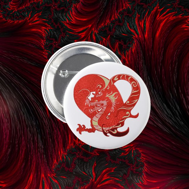 Dragon Heart Valentine Button (Dragon Heart Valentine Button)