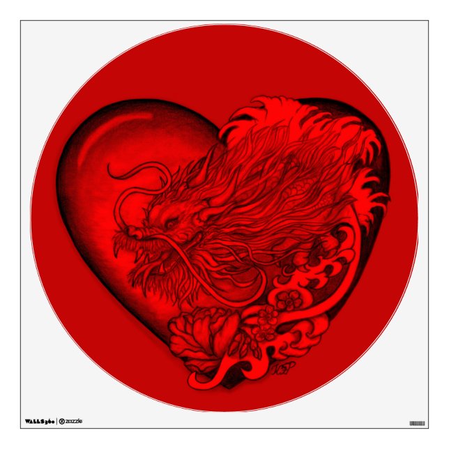 Dragon Heart Wall Decal (Front)