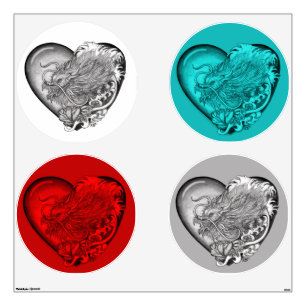 Dragon Heart Wall Decal