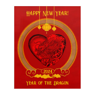 Dragon Heart , Year of the Dragon Acrylic Print