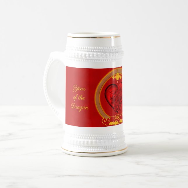 Dragon Heart , Year of the Dragon Beer Stein (Front Left)