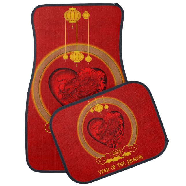 Dragon Heart , Year of the Dragon Car Floor Mat (Set)