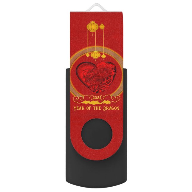 Dragon Heart , Year of the Dragon Flash Drive (Back (Vertical))