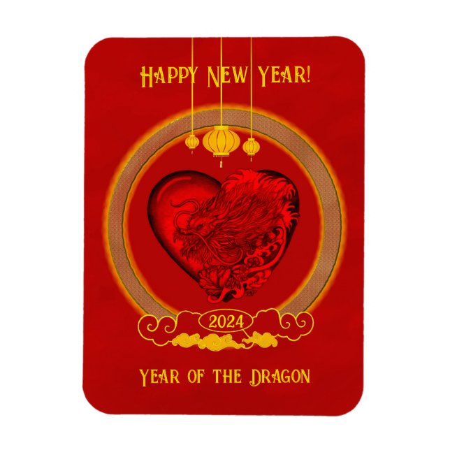 Dragon Heart , Year of the Dragon Magnet (Vertical)