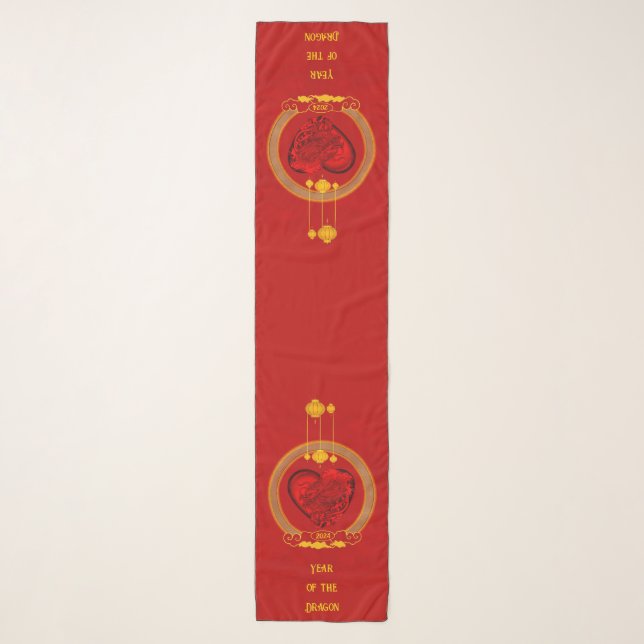 Dragon Heart , Year of the Dragon Scarf (Front)