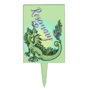 Dragon Herb Garden Marker~Rosemary Cake Topper
