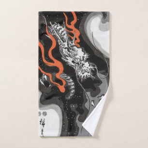 Dragon, Hiroshige, Ukiyo-e Hand Towel