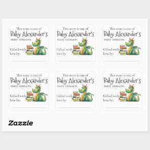 Dragon Hoard Books for Baby Bookplate