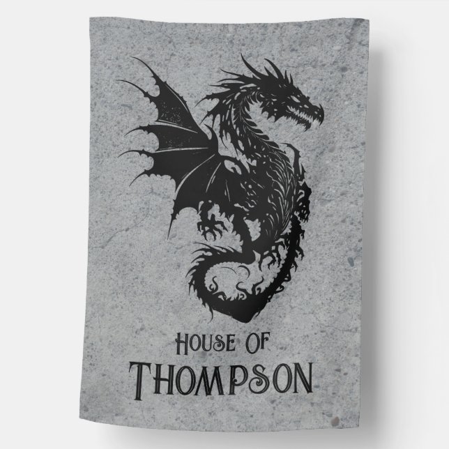 Dragon, House of, "Family Name" Flag (Front)
