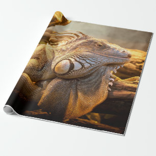 Dragon Iguana Wrapping Paper