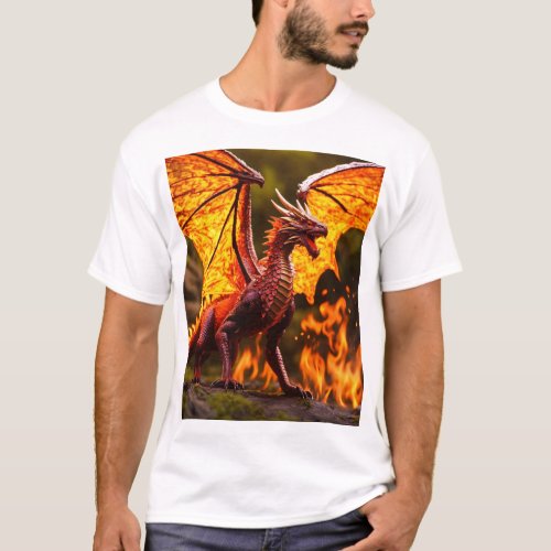 Dragon image  T_Shirt