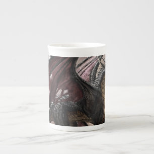 Dragon In Cave Bone China Mug