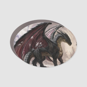 Dragon In Cave Car Magnet
