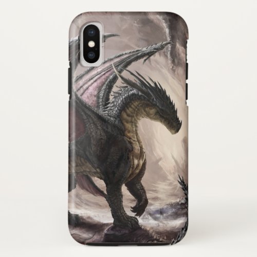 Dragon in cave iPhone XS case