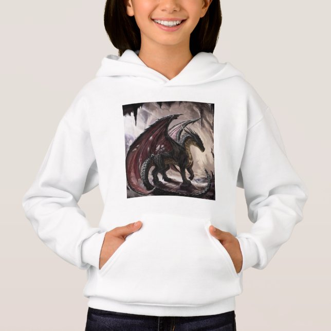 Dragon In Cave Hoodie (Front)