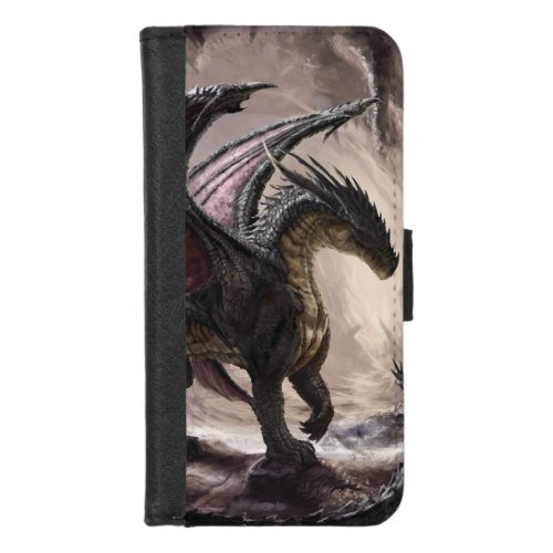 Dragon In Cave iPhone 87 Wallet Case