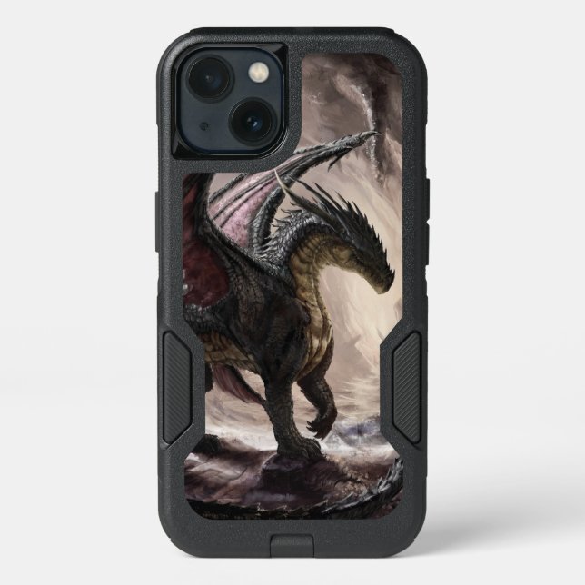Dragon in cave otterbox iPhone case (Back)
