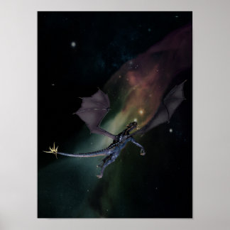 Dragon In Flight Poster