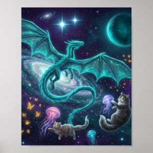 dragon in flight poster