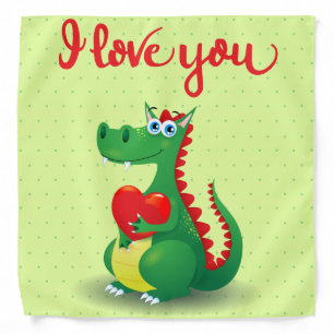 Dragon in Love Bandana