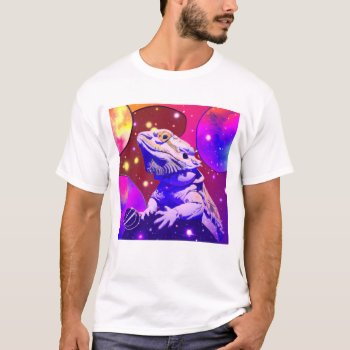 Dragon In Space T-shirt by busycrowstudio at Zazzle