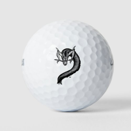 Dragon in Tattoo Style Golf Balls