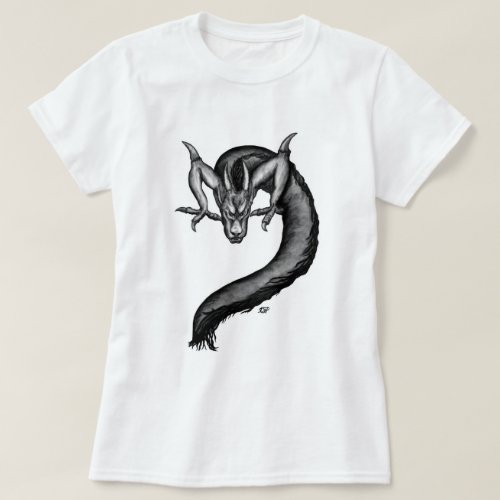 Dragon in Tattoo Style T_Shirt