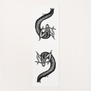 Dragon in Tattoo Style Yoga Mat