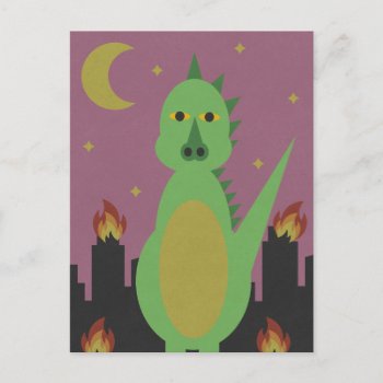 Dragon In The City Postcard by ADHGraphicDesign at Zazzle