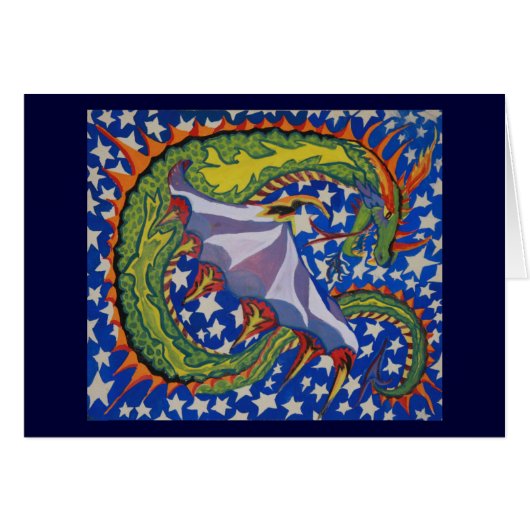Dragon in the Stars Cards (Front Horizontal)