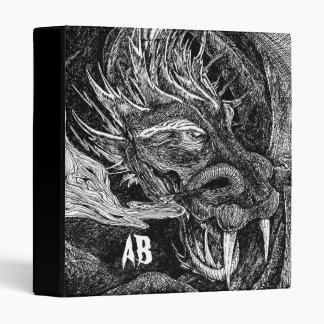 Dragon 'initials' binder
